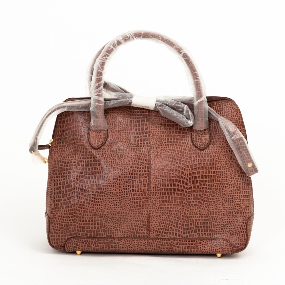 Bowling bag vibe Faux gator faux leather brown Newport News
